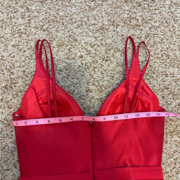 Sherri Hill A-Line Flare Formal Red Dress S50678 - Picture 8 of 12